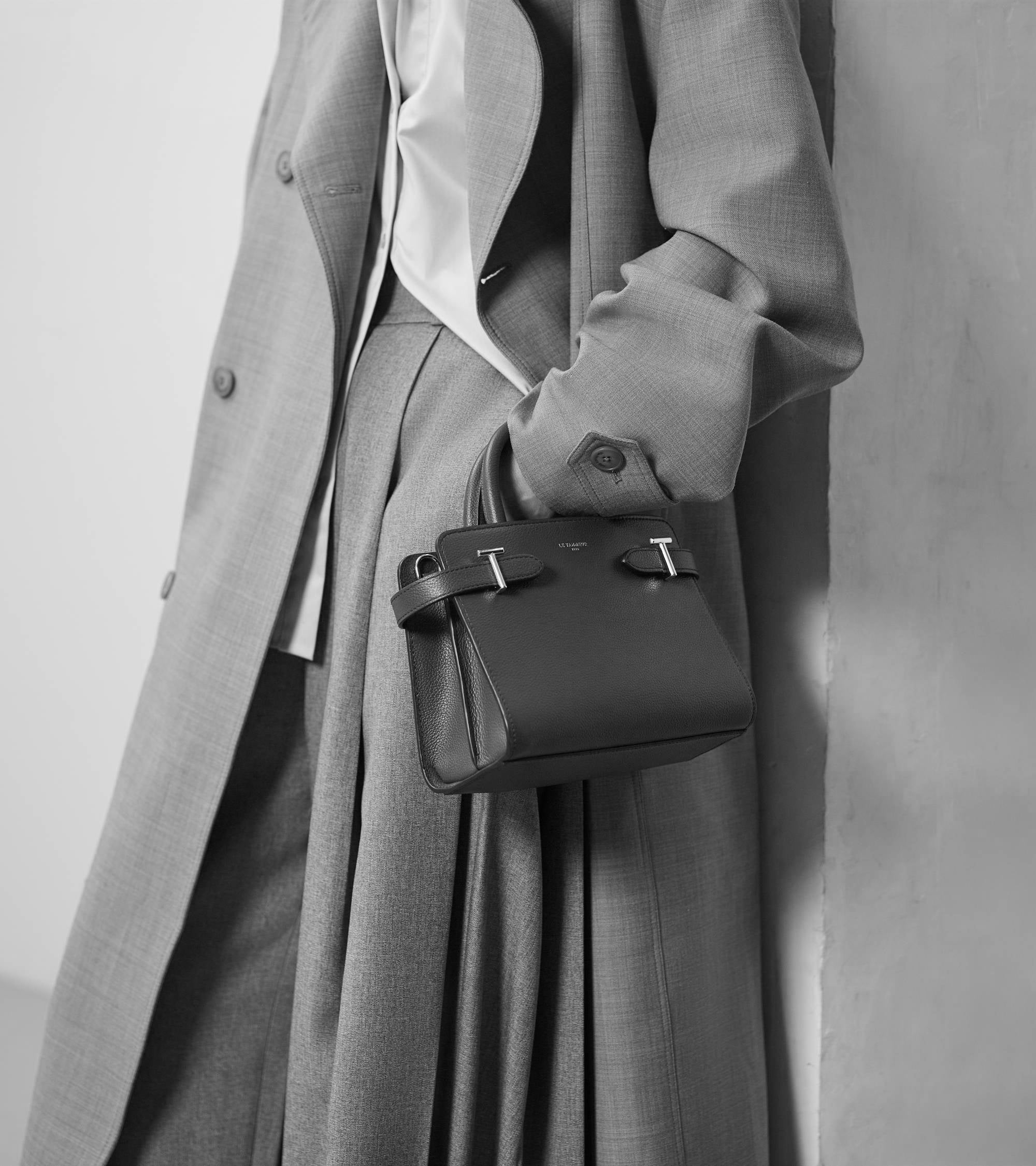 Petit sac à main Emilie en cuir grainé