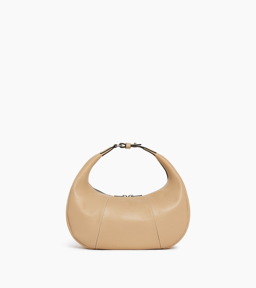 Petit sac hobo Juliette en cuir grainé