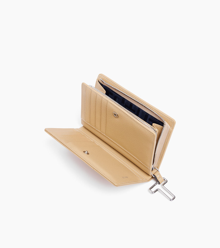 Portefeuille moyen modèle Juliette en cuir grainé