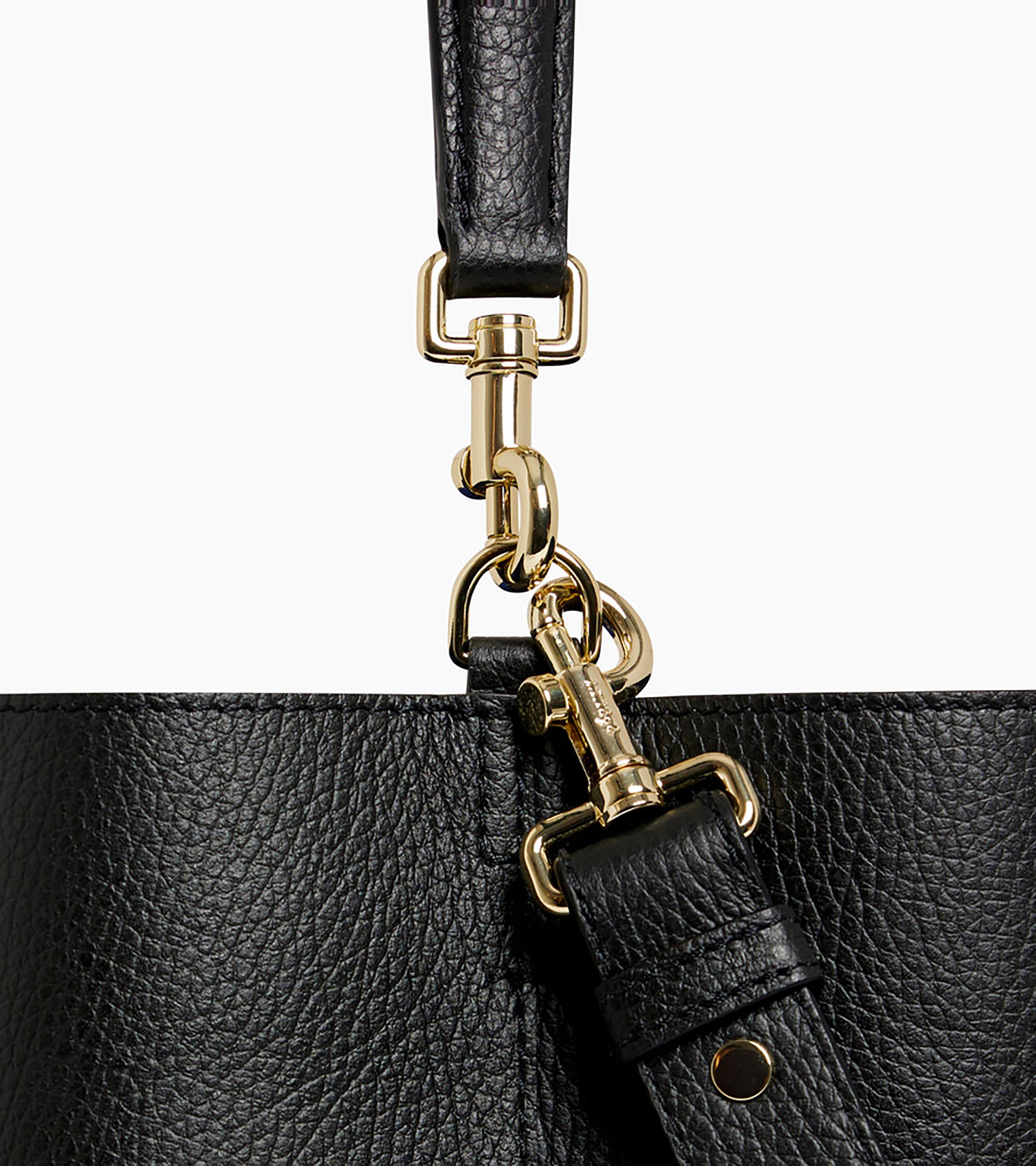 Bolso cubo grande Louise de piel texturizada