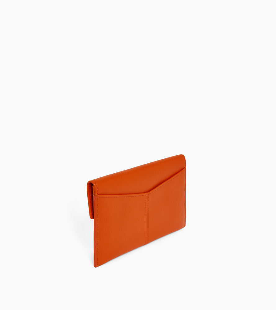 Pochette enveloppe moyen modèle Charlotte en cuir lisse